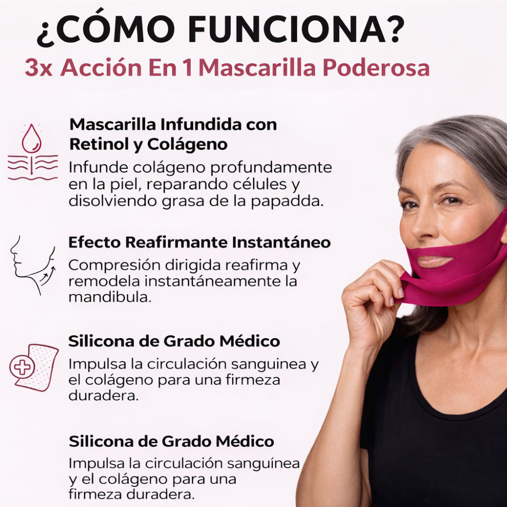 Mascarilla Lifting de Colágeno para Mentón | Varen – Reafirma tu Piel